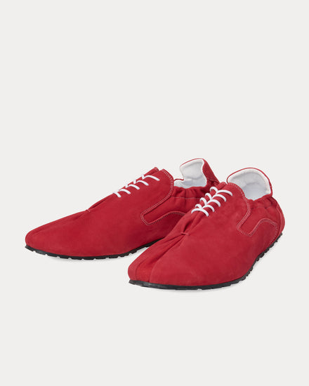Ader Error Fole Red Low Top Sneakers - 3