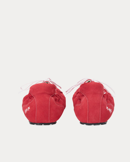 Ader Error Fole Red Low Top Sneakers - 4
