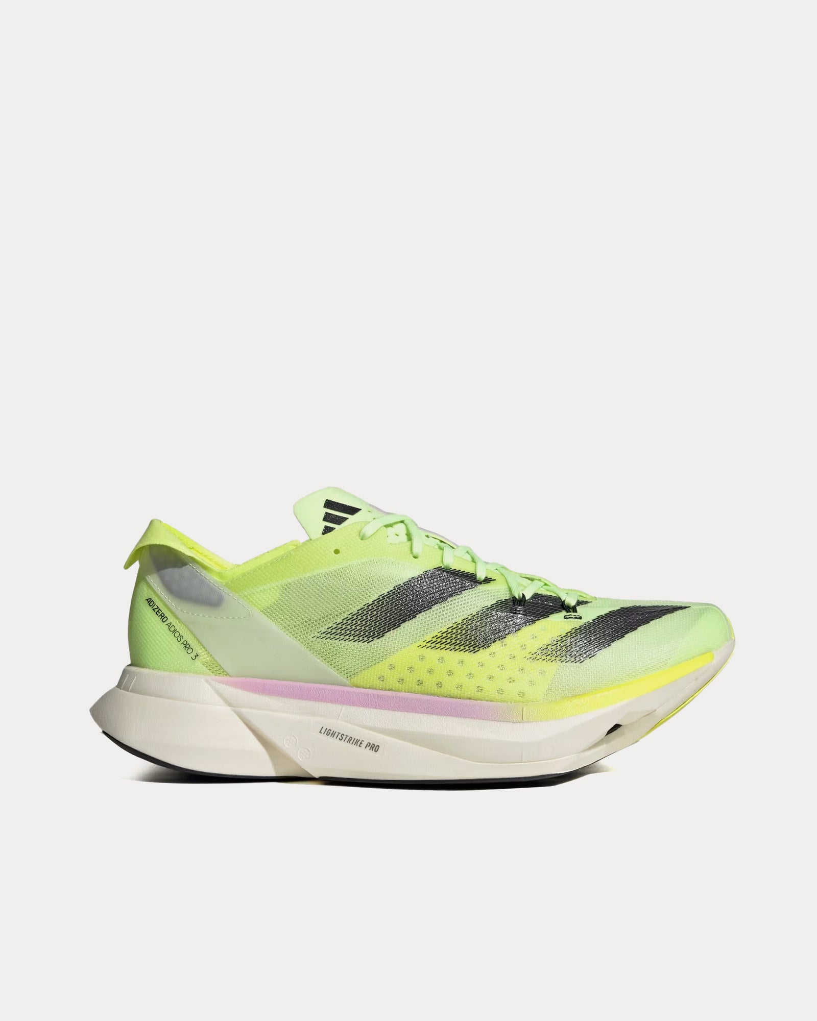 Adidas - Adios Pro 3 Green Spark / Aurora Met / Lucid Lemon Running Shoes