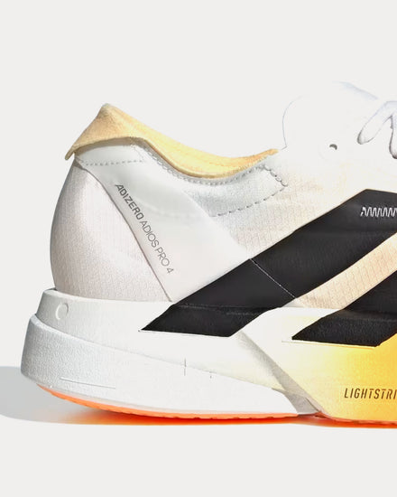 Adidas Adizero Adios Pro 4 Lucid Tangerine / Core Black / Crystal White Running Shoes - 2
