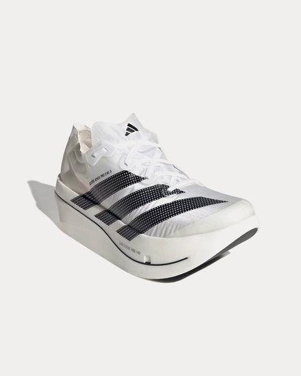 Adidas Adizero Adios Pro Evo 3 Cloud White / Core Black / Solar Turbo Running Shoes - 3