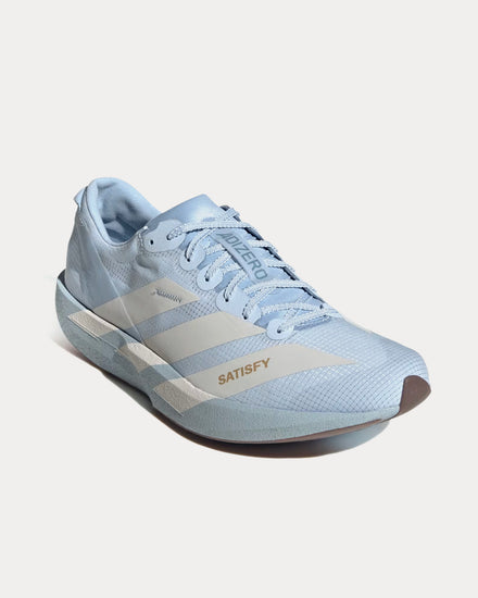 Adidas x Satisfy Adizero Adios Wonder Blue / Pearl Met. / Wonder Blue Running Shoes - 3