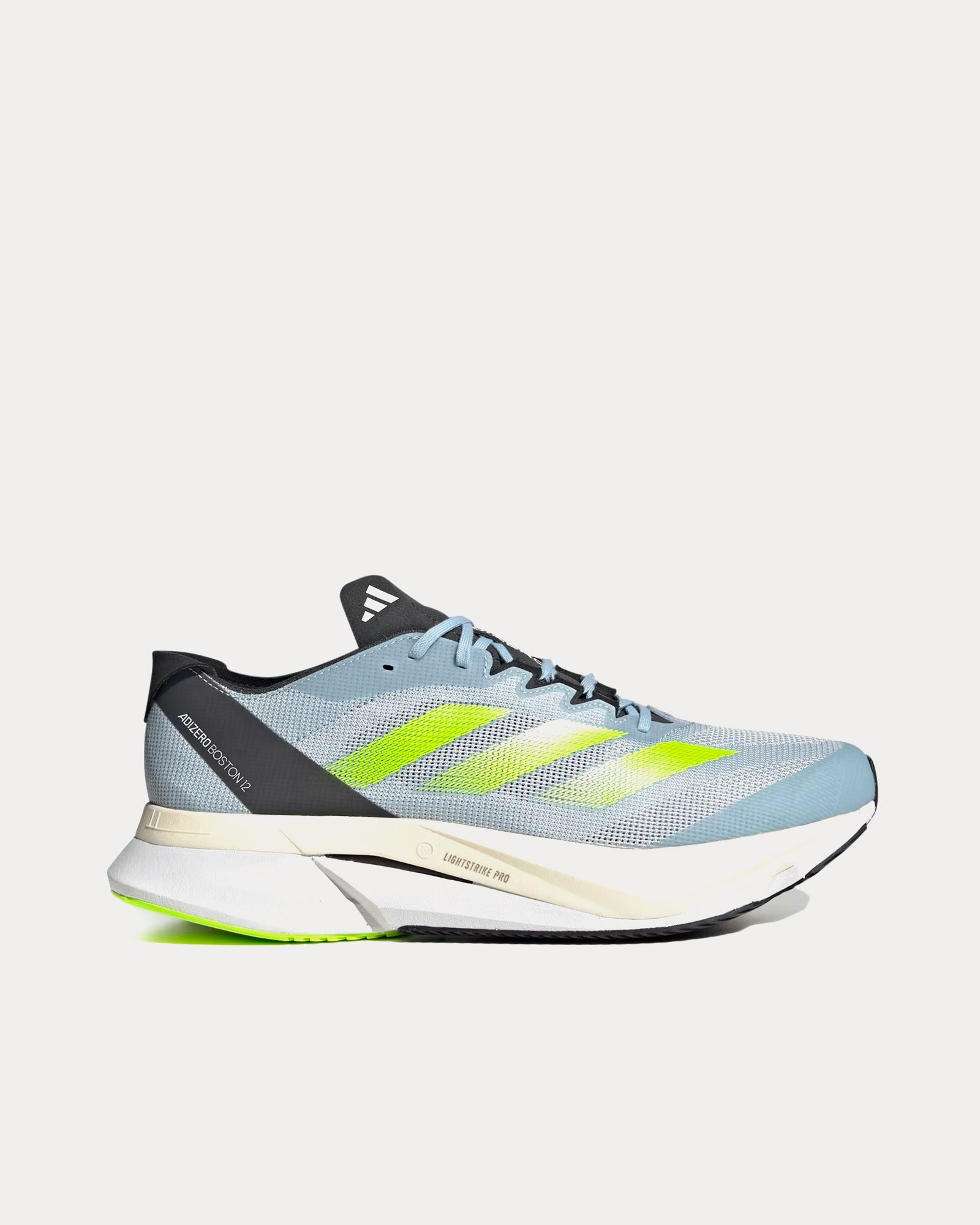 Adidas Unisex Boston 12 Wonder Blue / Lucid Lemon / Carbon Running Shoes