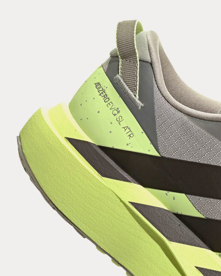 Adidas Adizero EVO SL ATR Sesame / Shadow Olive / Frozen Lemon Running Shoes - 6