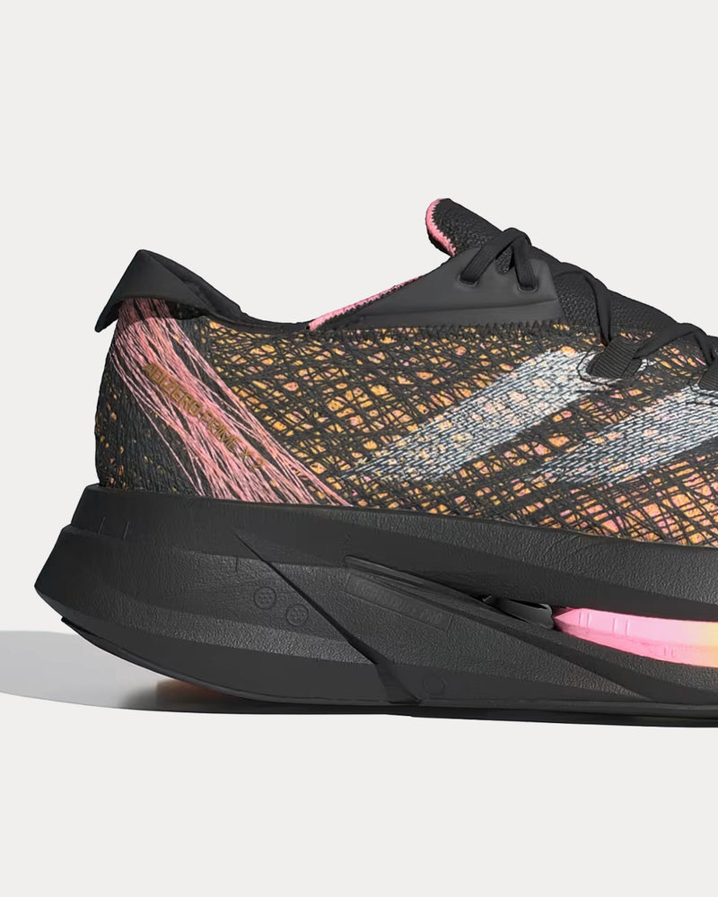 Adidas Unisex Adizero Prime X 2.0 Core Black / Zero Metalic / Spark Running  Shoes