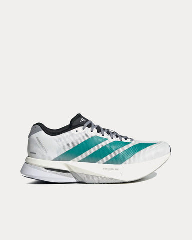 Adidas Adistar Boston 13 EQT Cloud White / Pure Teal / Grey Running Shoes
