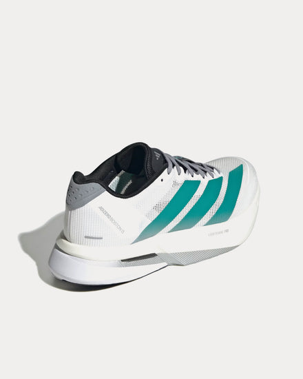 Adidas Adistar Boston 13 EQT Cloud White / Pure Teal / Grey Running Shoes - 4