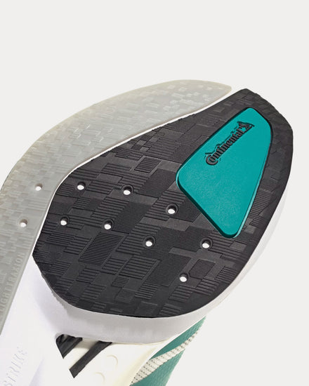 Adidas Adistar Boston 13 EQT Cloud White / Pure Teal / Grey Running Shoes - 5