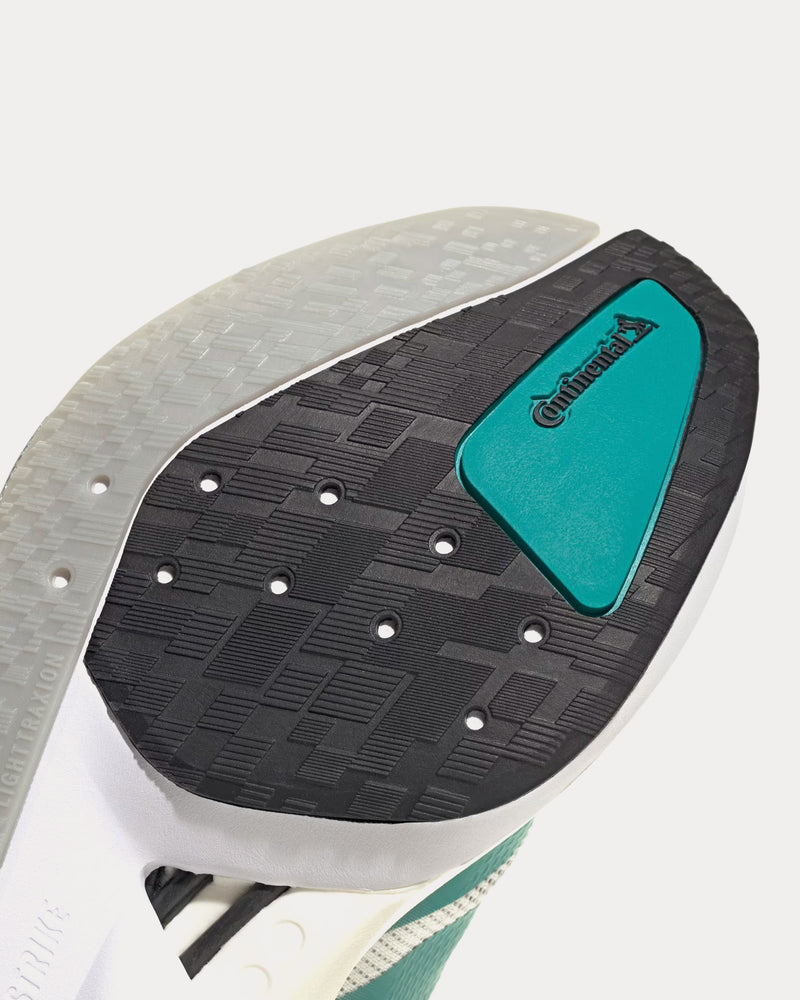 Adidas Adistar Boston 13 EQT Cloud White / Pure Teal / Grey Running Shoes - 5