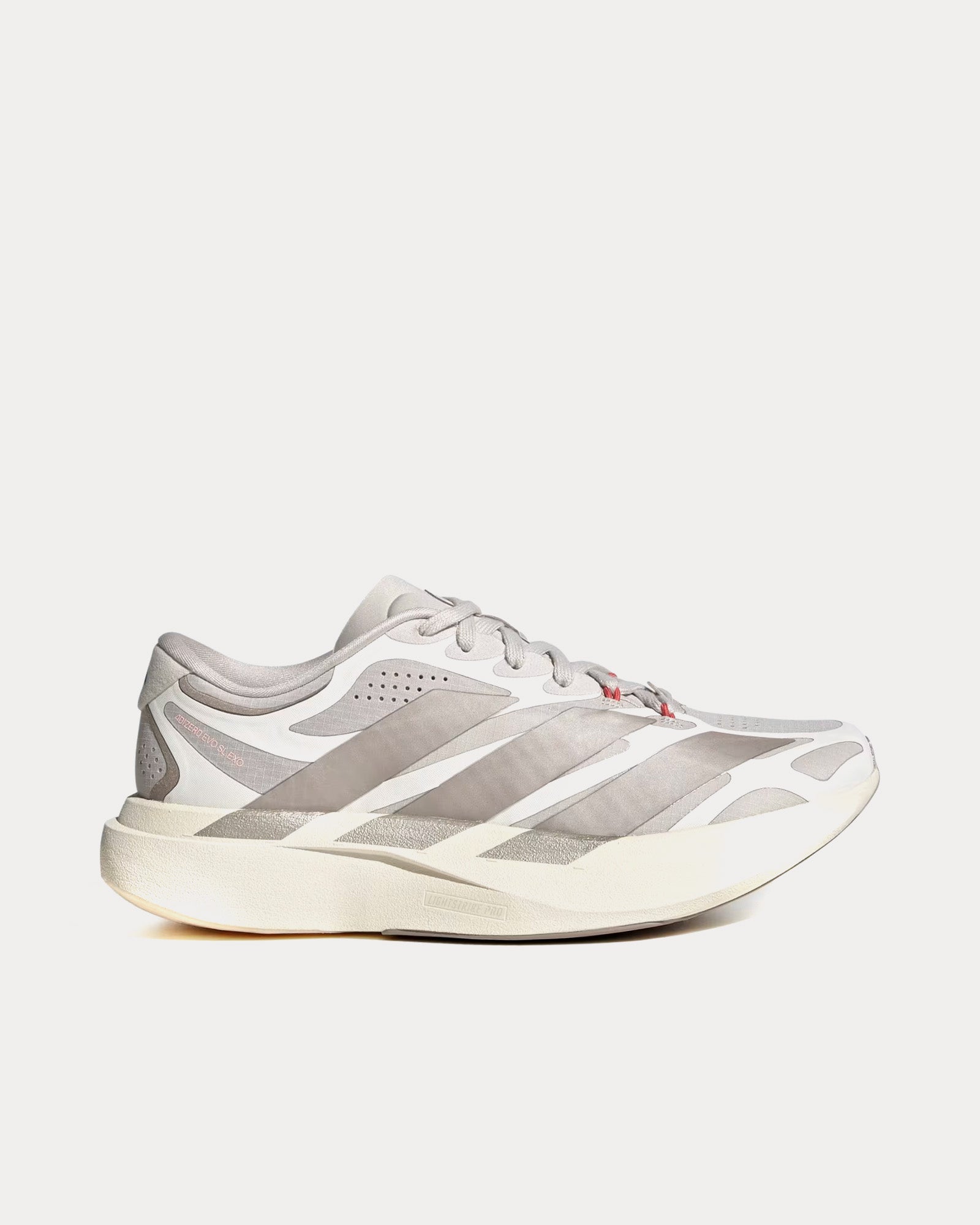 adidas gazelle silver green womens Adidas Women's Adizero Evo SL EXO Cloud White / Cloud White / Haze Coral  Running Shoes