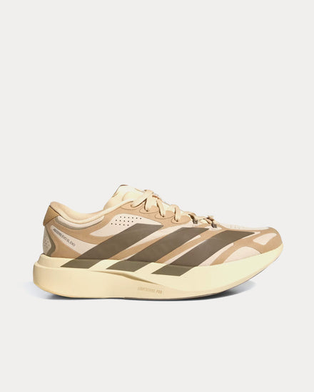 Adidas Adizero Evo SL EXO Suede Magic Beige / Cargo Brown / Cardboard Running Shoes - 1