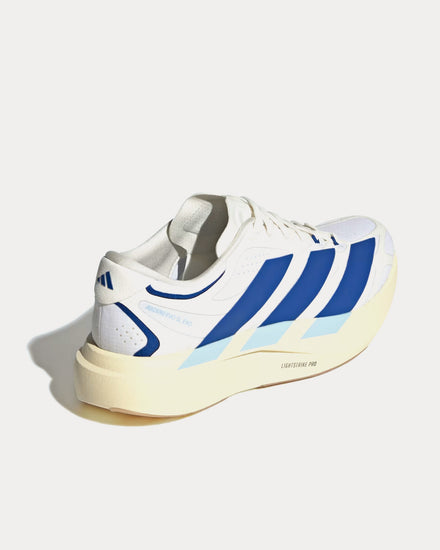 Adidas Adizero Evo SL EXO Suede Cloud White / Collegiate Royal / Clear Sky Running Shoes - 4