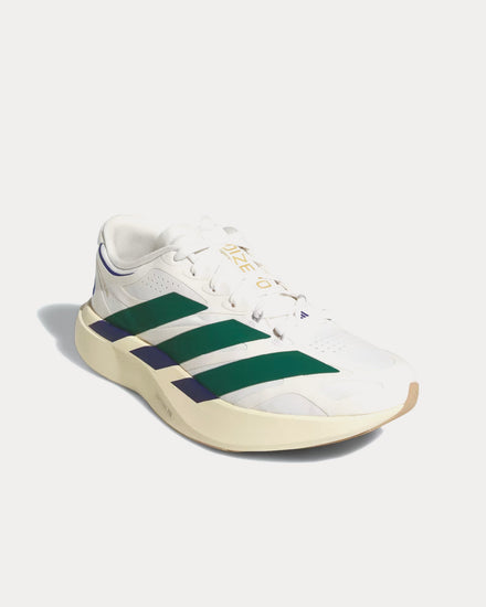 Adidas Adizero Evo SL EXO Suede Core White / Collegiate Green / Cream White Running Shoes - 5