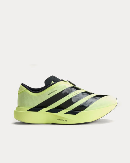 Adidas Adizero EVO SL Zip Frozen Lemon / Core Black / Iron Metallic Running Shoes - 1