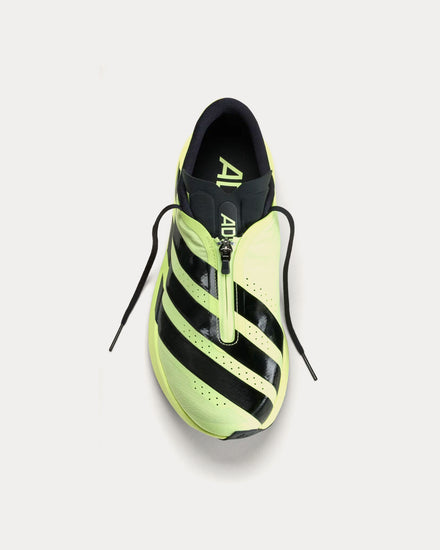 Adidas Adizero EVO SL Zip Frozen Lemon / Core Black / Iron Metallic Running Shoes - 2