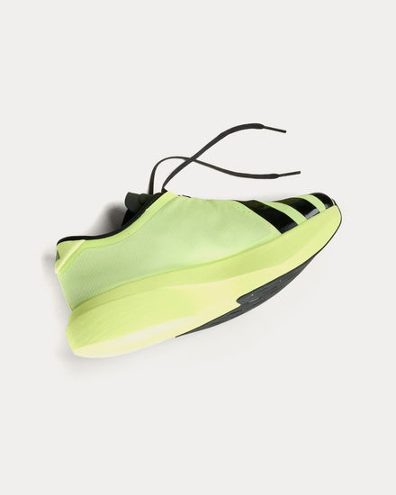 Adidas Adizero EVO SL Zip Frozen Lemon / Core Black / Iron Metallic Running Shoes - 4