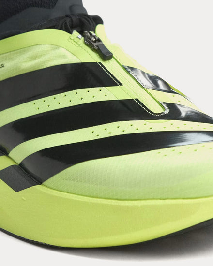 Adidas Adizero EVO SL Zip Frozen Lemon / Core Black / Iron Metallic Running Shoes - 5