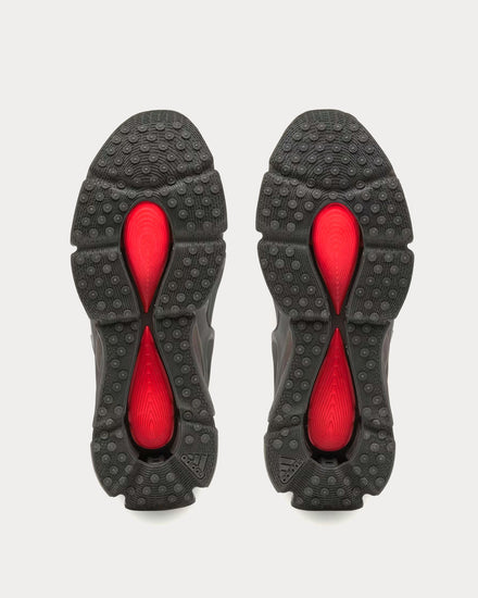 Adidas x Willy Chavarria Megaride Bones Core Black / Core Black / Better Scarlet Low Top Sneakers - 5