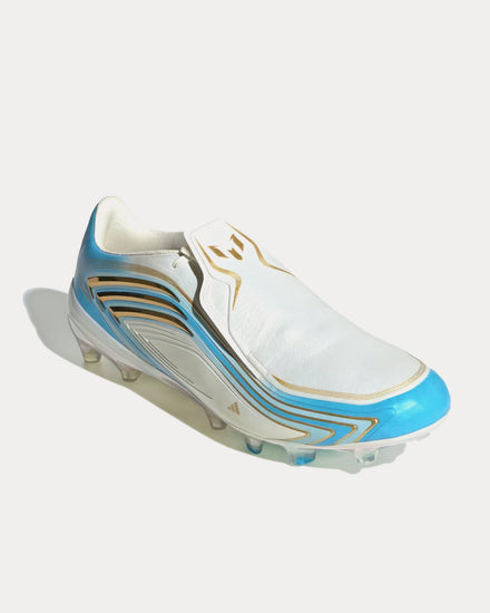 Adidas x Messi F50 'Messi' Elite Artificial Ground Ivory / Semi Blue Burst / Icey Blue Football Boots - 3