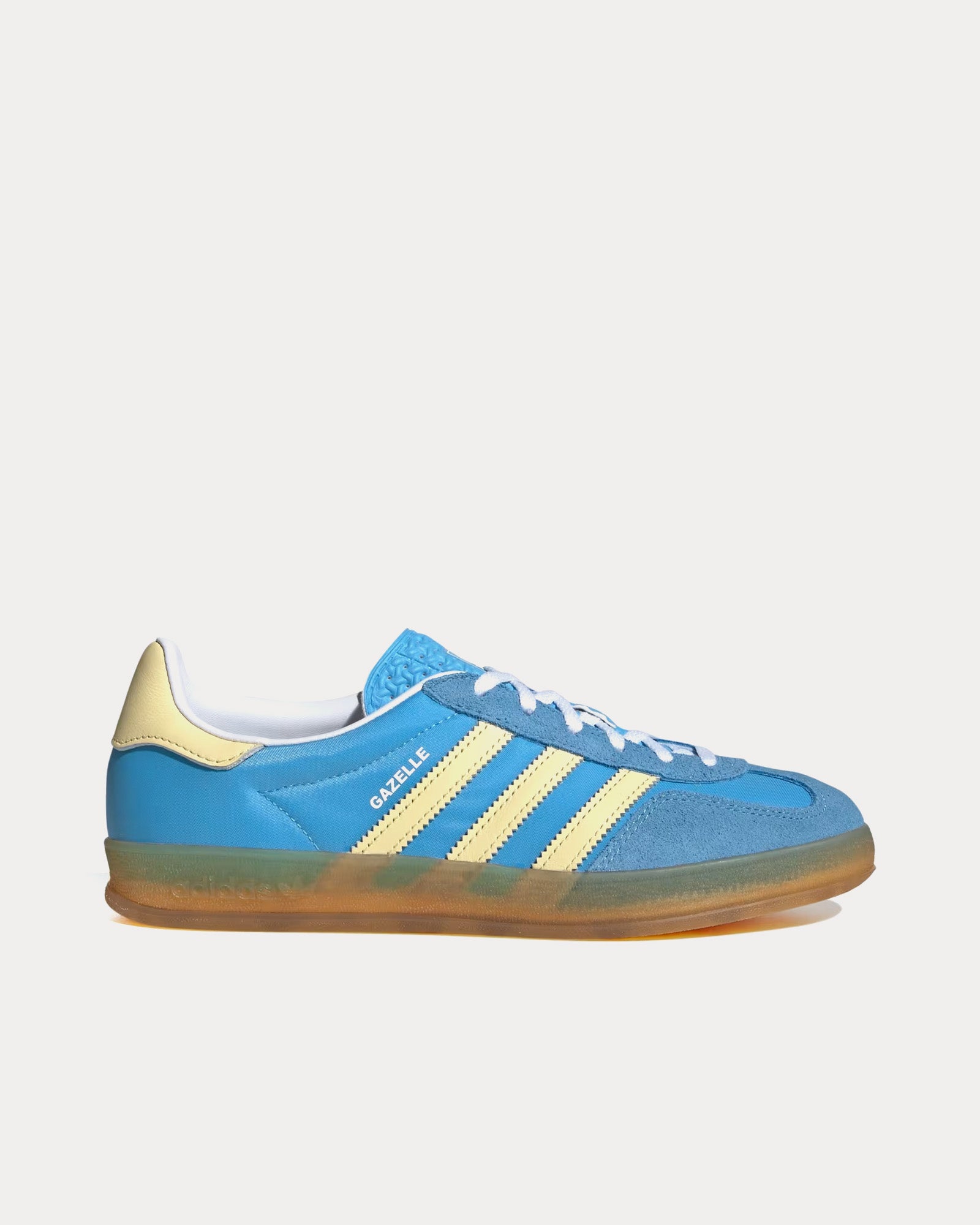 Adidas - Gazelle Indoor Semi Blue Burst / Almost Yellow / Cloud White Low Top Sneakers