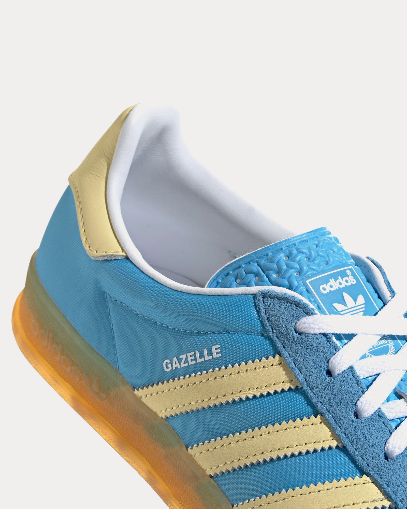 Adidas - Gazelle Indoor Semi Blue Burst / Almost Yellow / Cloud White Low Top Sneakers