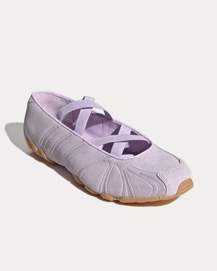 adidas gazelle silver green womens Adidas Women's Ghost Sprint Ballet Ice Lavender / Ice Lavender / Gum Slip  On Sneakers