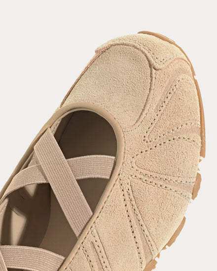 Adidas Ghost Sprint Ballet Magic Beige / Magic Beige / Gum Slip On Sneakers - 5