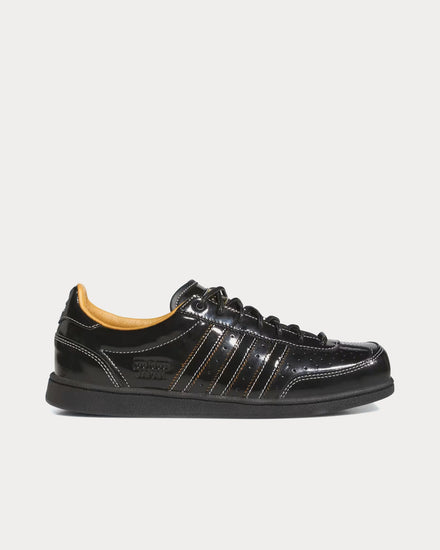 Adidas Japan SQ Core Black / Mesa / Gold Metallic Low Top Sneakers - 1