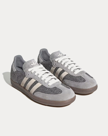 Adidas x Molly Mae Samba 'Slate' Grey Three / Off White / Gum Low Top Sneakers - 3