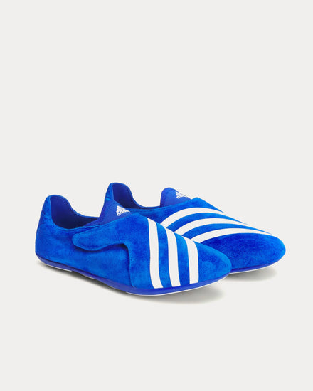 Adidas x Pharrell Williams PW Vario Flat Earther Blue / Cloud White / Blue Slip On Sneakers - 3