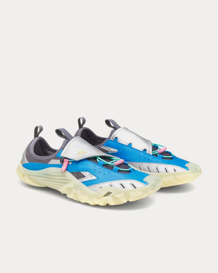 Adidas x Pharrell Williams Virginia Water Moc Lucid Ray Blue / Silver Metallic / Aurora Onix Slip Ons - 3