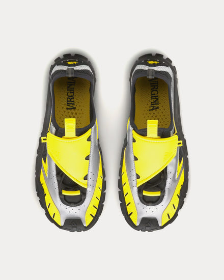 Adidas x Pharrell Williams Virginia Water Moc Yellow / Core Black / Matte Silver Slip Ons - 2