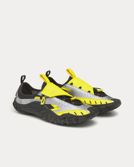 Adidas x Pharrell Williams Virginia Water Moc Yellow / Core Black / Matte Silver Slip Ons - 3