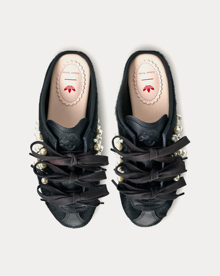 Adidas x Simone Rocha Japan Core Black / Core Black / Better Scarlet Slip On Mules - 2