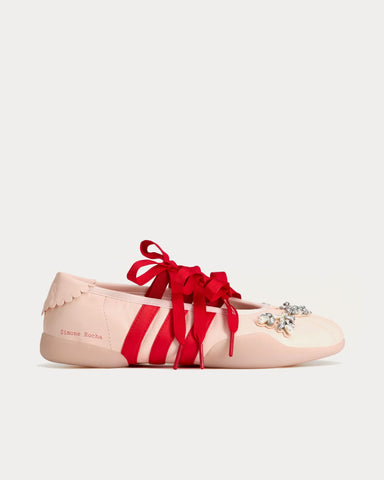 Adidas x Simone Rocha Taekwondo Ballerina Pink Tint / Pink Tint / Better Scarlet Slip On Sneakers