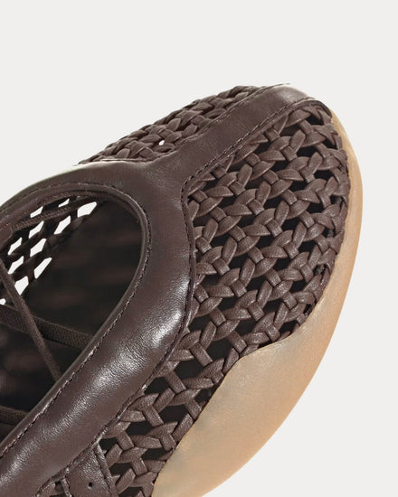Adidas Taekwondo Mei Ballet Brown / Brown / Gum Ballerinas - 6