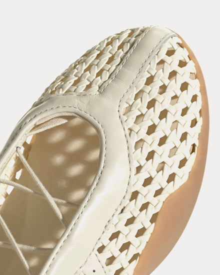 Adidas Taekwondo Mei Cream White / Cream White / Gum Ballerinas - 2