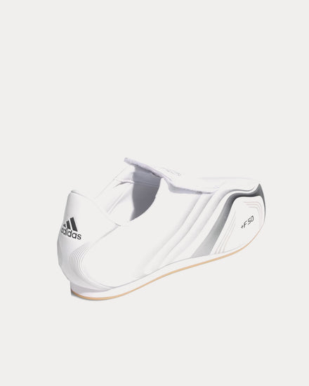 Adidas Taekwondo F50 Cloud White / Silver Metallic / Iron Metallic Slip On Sneakers - 4