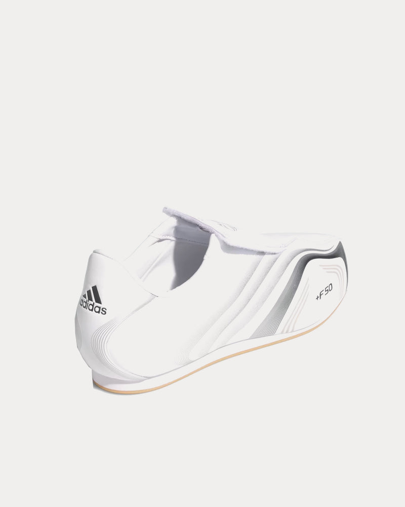 Adidas Taekwondo F50 Cloud White / Silver Metallic / Iron Metallic Slip On Sneakers - 4