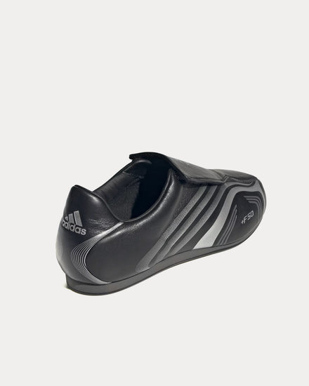 Adidas Taekwondo F50 Core Black / Silver Metallic / Grey Six Slip On Sneakers - 4