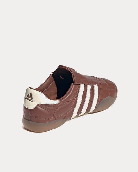 Adidas Taekwondo Mei Preloved Brown / Cream White / Gum Slip On Sneakers - 4