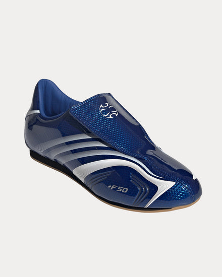 Adidas Taekwondo F50 Royal Blue / Cloud White / Dark Blue Slip On Sneakers - 3