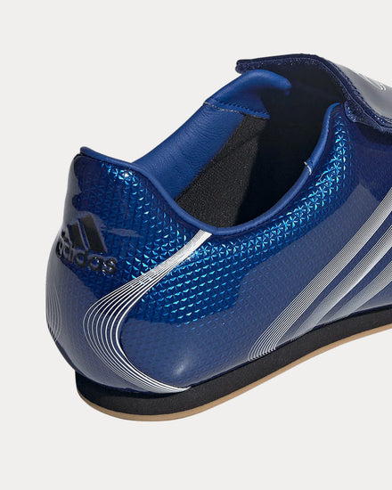 Adidas Taekwondo F50 Royal Blue / Cloud White / Dark Blue Slip On Sneakers - 4