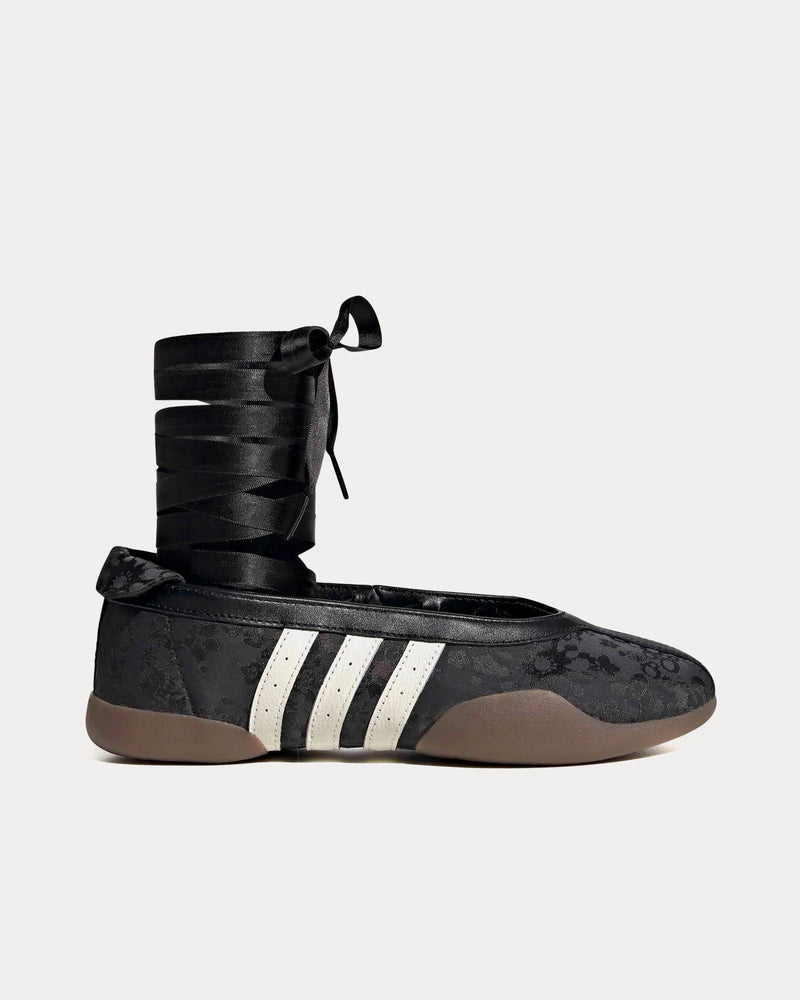 adidas gazelle silver green womens Adidas x Liberty Women's Taekwondo Mei Ballet Core Black / Cloud White /  Gum Low Top Sneakers