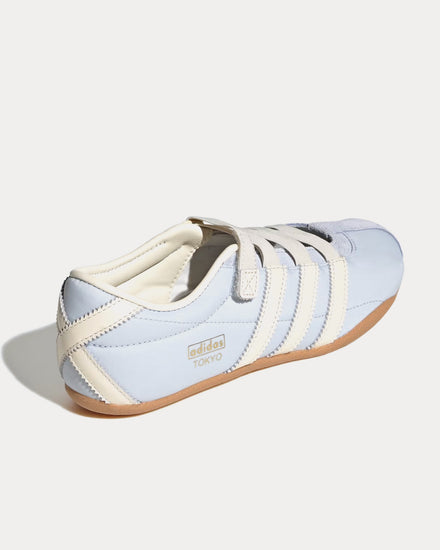 Adidas Tokyo Mary Jane Crystal Sky / Cream White / Gold Metallic Low Top Sneakers - 4
