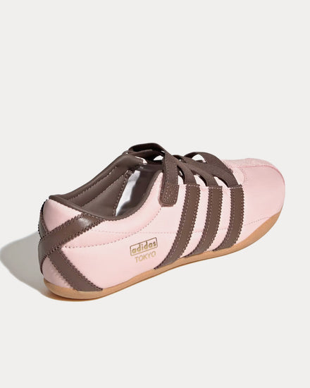 Adidas Tokyo Mary Jane Sandy Pink / Earth Strata / Gold Metallic Low Top Sneakers - 4