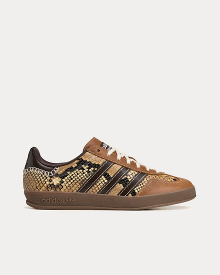 Adidas x Wales Bonner Gazelle Snake Supplier Colour / Dark Brown / Wonder White Low Top Sneakers - 1