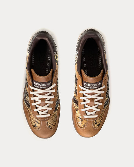 Adidas x Wales Bonner Gazelle Snake Supplier Colour / Dark Brown / Wonder White Low Top Sneakers - 2