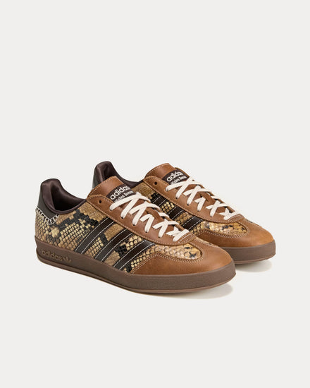 Adidas x Wales Bonner Gazelle Snake Supplier Colour / Dark Brown / Wonder White Low Top Sneakers - 3