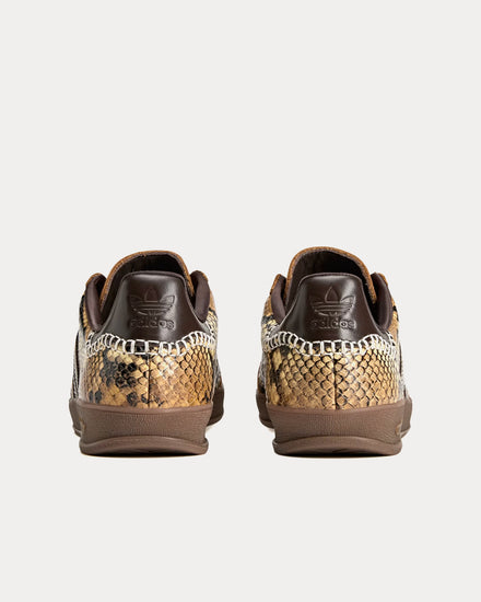 Adidas x Wales Bonner Gazelle Snake Supplier Colour / Dark Brown / Wonder White Low Top Sneakers - 4